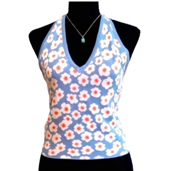 SUNLAND17 Tops - SUNLAND17 ~ Women’s lightweight knit halter crop top sweater size M